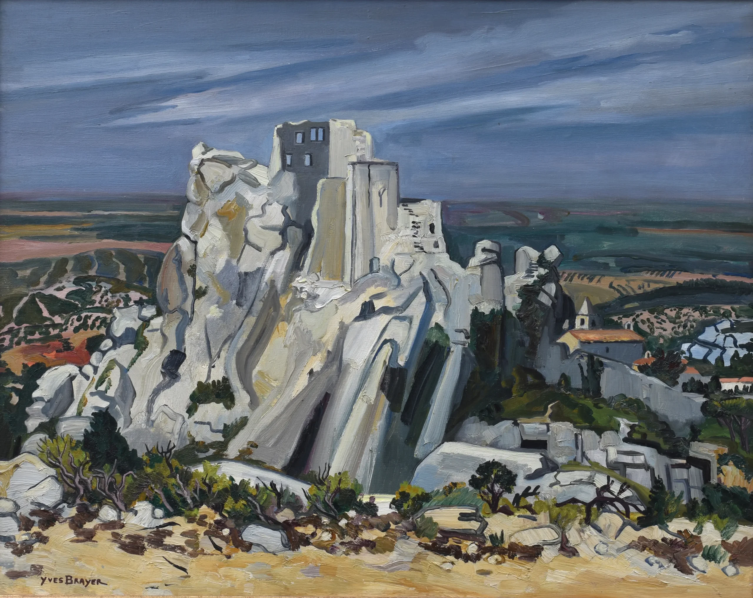 Château médiéval sur une falaise rocheuse