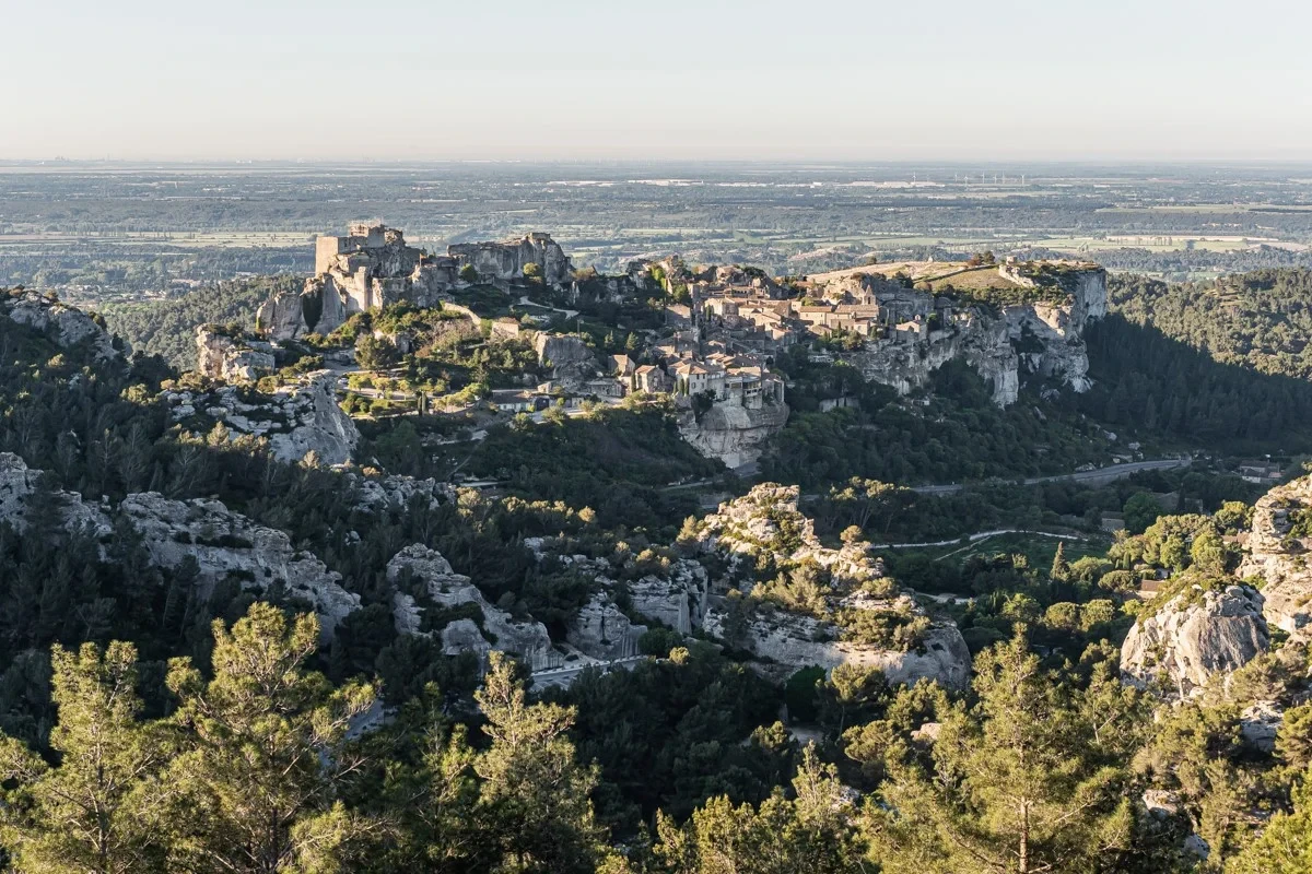 Medieval village perched on cliffs charming hotel in the Alpilles Mas de l'Oulivié