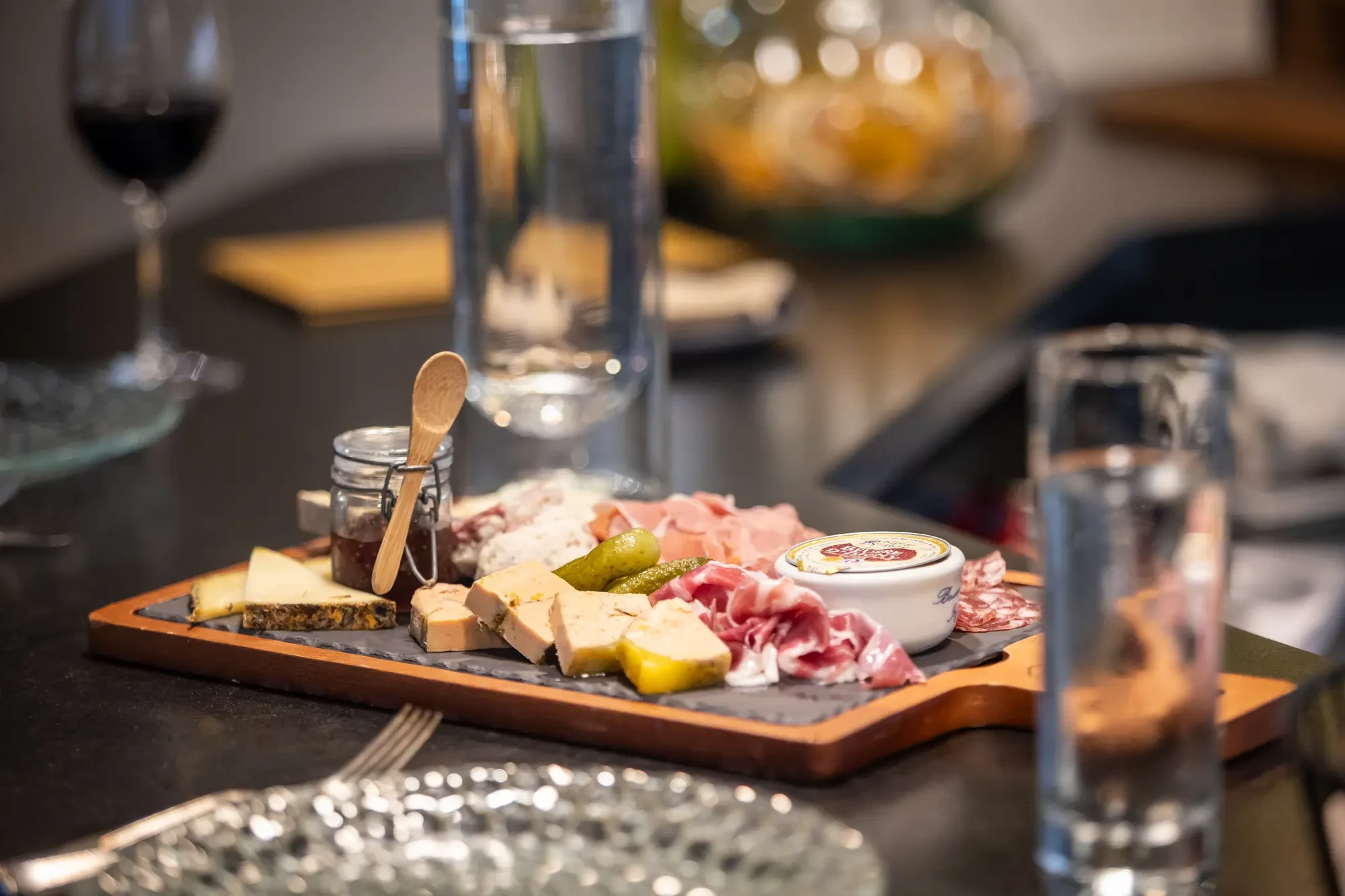 Planche de charcuterie et fromages